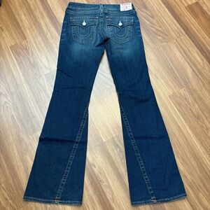 True Religion Dark Indigo Flare Jeans